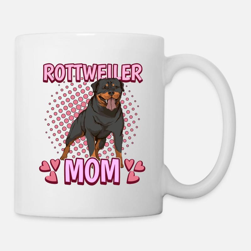 Rottweiler Mom - Mug - white