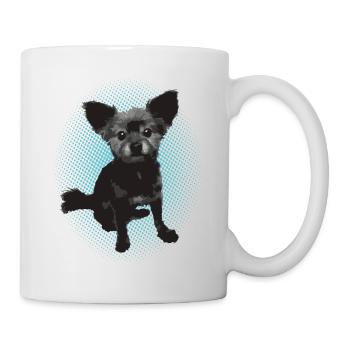 Chihuahua chien - Mug blanc - blanc - Droite