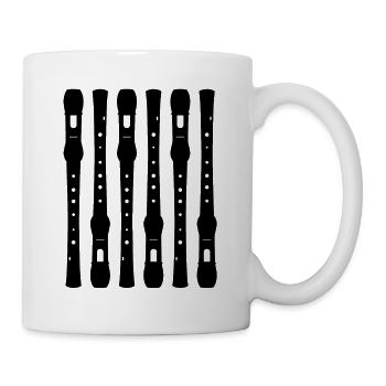 Recorder Flutist Flutist Flute Player - Mug - white - Right