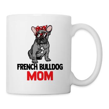 French Bulldog - Tasse - Weiß - Rechts