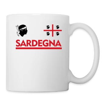 Sardinia Sardegna Head Sardinia - Mug - white - Right