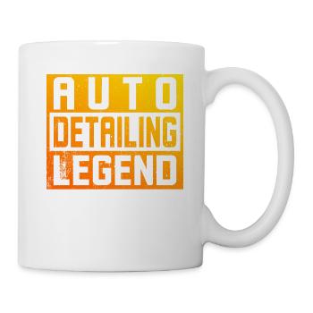 La légende de l’auto-traitement - Mug blanc - blanc - Droite