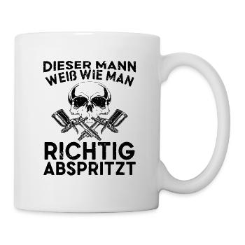 Painter Spray Painter Car Painter - Mug - white - Right