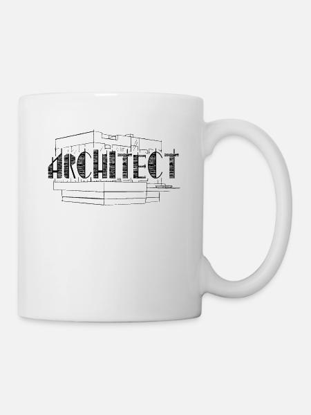 Architekt Beruf Architektur Student Architektin - Tasse - Weiß