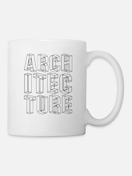 Architektur Architektin Student Architekt Beruf - Tasse - Weiß