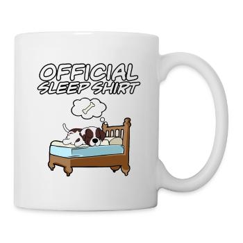 Chemise de nuit officielle Pyjama Pointer Chien - Mug blanc - blanc - Droite