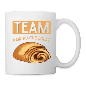Team Pain au chocolat T-Shirt Anti Chocolatine - Mug blanc - blanc - Droite