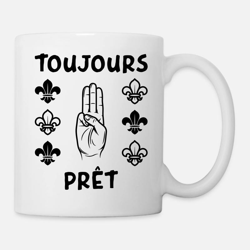 Scout Toujours Prêt ! - Mug blanc - blanc