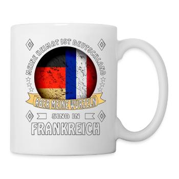 Heimat Deutschland Wurzeln - Tasse - Weiß - Rechts