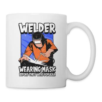 Soudeur Welder Schweißfachmann Drôle métier - Mug blanc - blanc - Droite