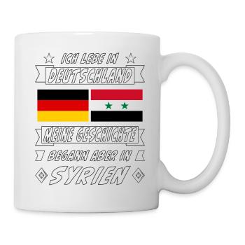 DEUTSCHLAND GESCHICHTE SYRIEN - Tasse - Weiß - Rechts
