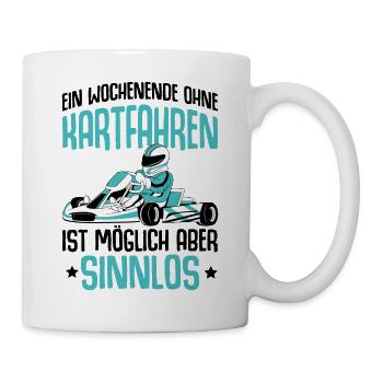 Go Kart - Tasse - Weiß - Rechts