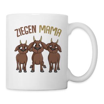 Ziege - Tasse - Weiß - Rechts