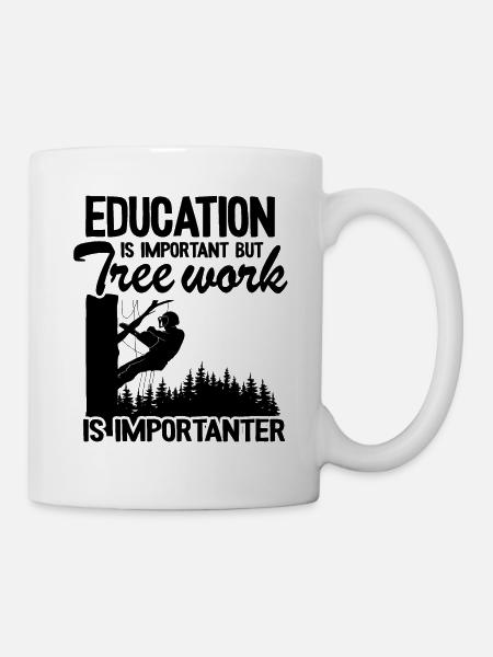 Arboriste cadeau arbre grimpeur forestier - Mug blanc - blanc