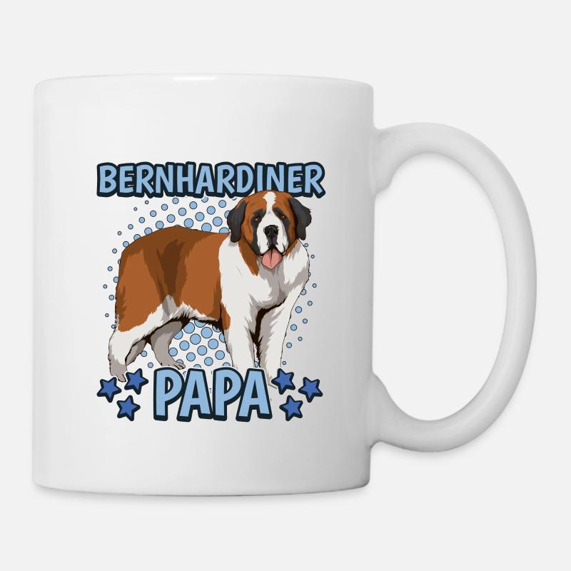 Bernhardiner Papa - Tasse - Weiß