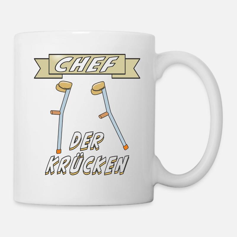 CHEF DER KRÜCKEN - Tasse - Weiß