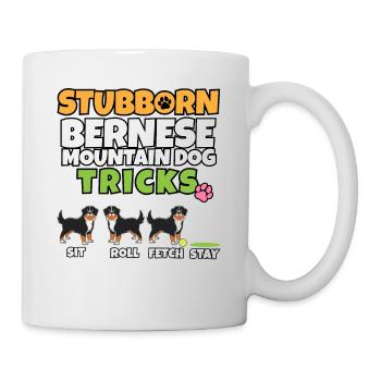Têtu bouvier bernois Tricks I Bernese - Mug blanc - blanc - Droite