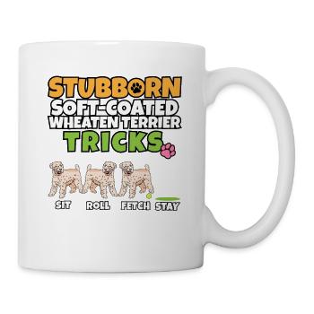 Stubborn Soft-Coated Wheaten Terrier Tricks I - Mug blanc - blanc - Droite
