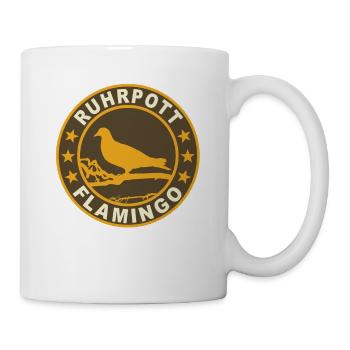 Taube Ruhrpott - Tasse - Weiß - Rechts