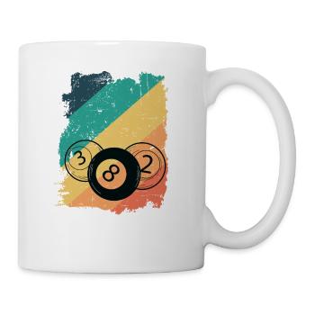 Aim Shoot Swear Repeat Billiards - Mug - white - Right