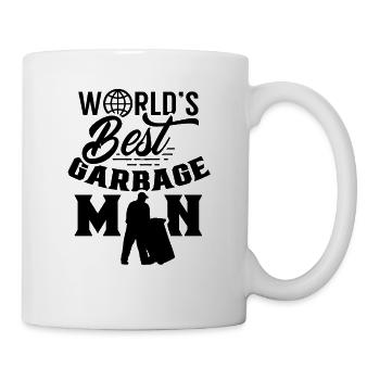 World's Best Garbage Man Garbage Truck Garbage Collection - Mug - white - Right