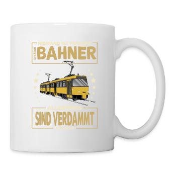 Tram T4D Straßenbahnfahrer T4D-MT Straßenbahn - Tasse - Weiß - Rechts