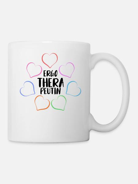 ERGOTHERAPEUTIN ERGOTHERAPIE - Tasse - Weiß