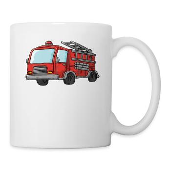 Firefighter Firefighter Vehicle - Mug - white - Right