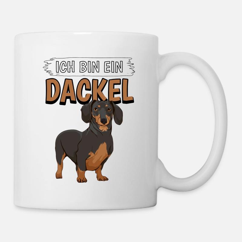 Dackel Ich bin ein Dackel - Tasse - Weiß