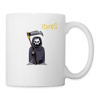 Grim Repear I Halloween I So Many Idiots And Just - Mug blanc - blanc - Droite