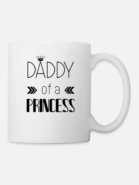 Papa und Tochter - Tasse - Weiß