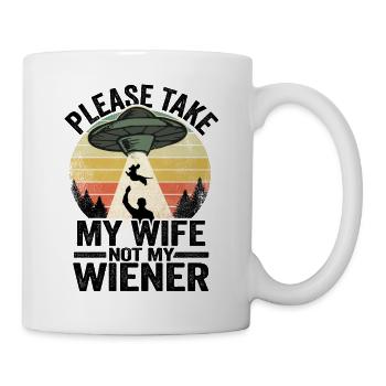 Teckel papa maître teckel propriétaire blaireau - Mug blanc - blanc - Droite