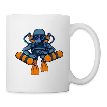 Tec Diver Rebreather Diving Professional Divers - Mug - white - Right