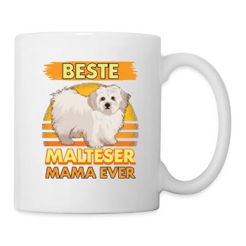 Malteser Beste Malteser Mama Ever - Tasse - Weiß - Rechts