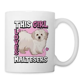 Malteser This Girl Loves Maltesers - Mug - white - Right