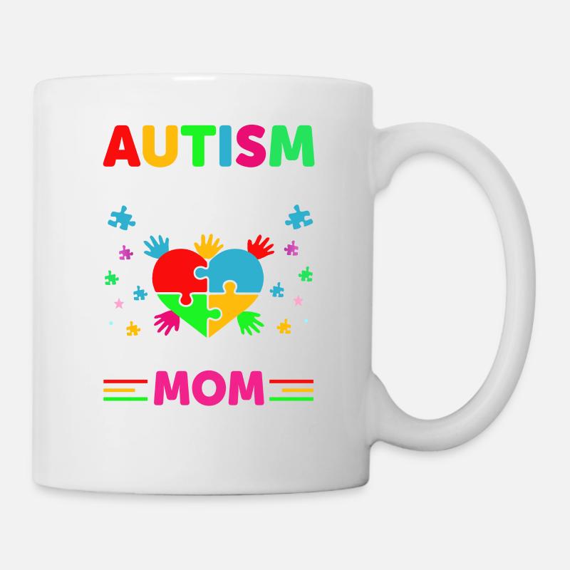 Autism doesn't come with a manual - Mug - white