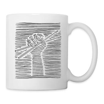 Batteur Drumsticks Batteur Batteur - Mug blanc - blanc - Droite