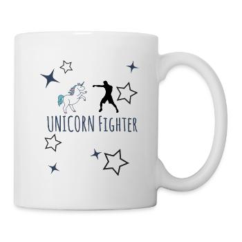 Unicorn Fighter vs Unicorn - Tasse - Weiß - Rechts