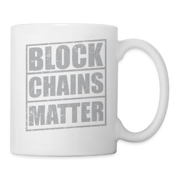BLOCKCHAINS MATTER! - Mug - white - Right