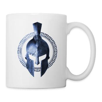 spartan helm symbol krieger gladiator - Tasse - Weiß - Rechts