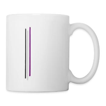 Subtle Demisexual Pride Flag, Demi Pride Month - Tasse - Weiß - Rechts