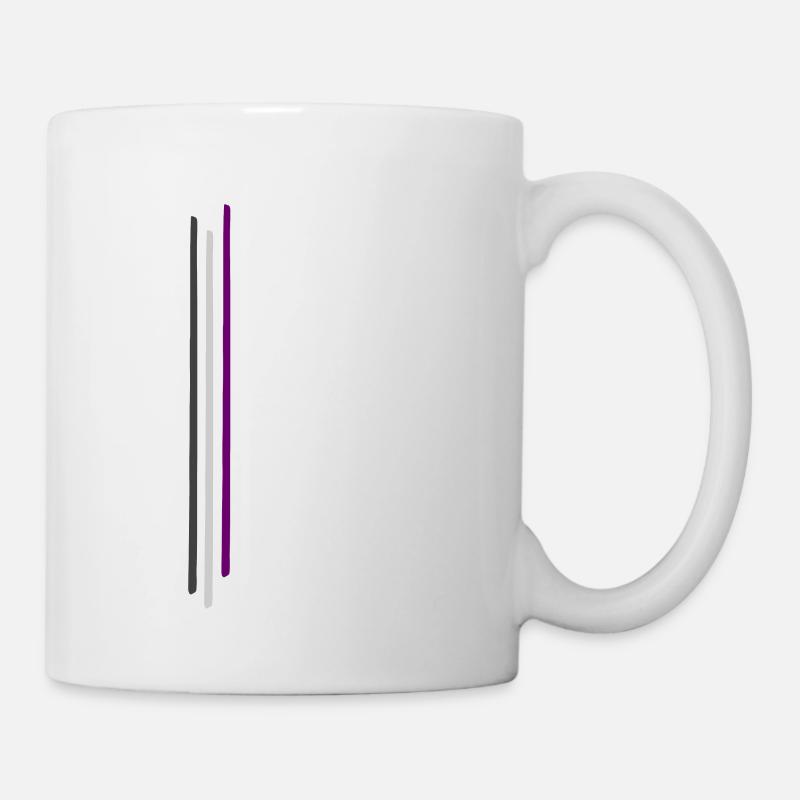 Subtle Demisexual Pride Flag, Demi Pride Month - Tasse - Weiß