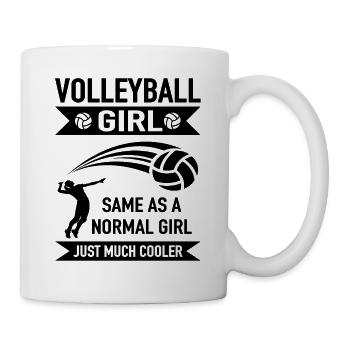 Volleyball Girl - Beach Volleyball Girls - Mug - white - Right