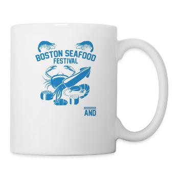 Boston Seafood Festival Appelle Crawfish Food - Mug blanc - blanc - Droite