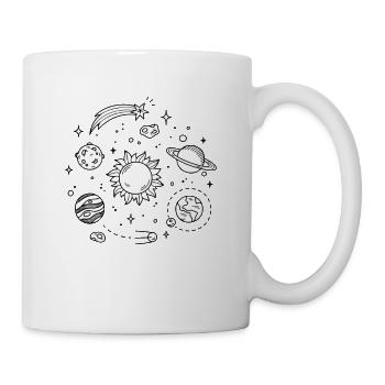 Space Space Astronaut Planet Earth Galaxy - Mug - white - Right