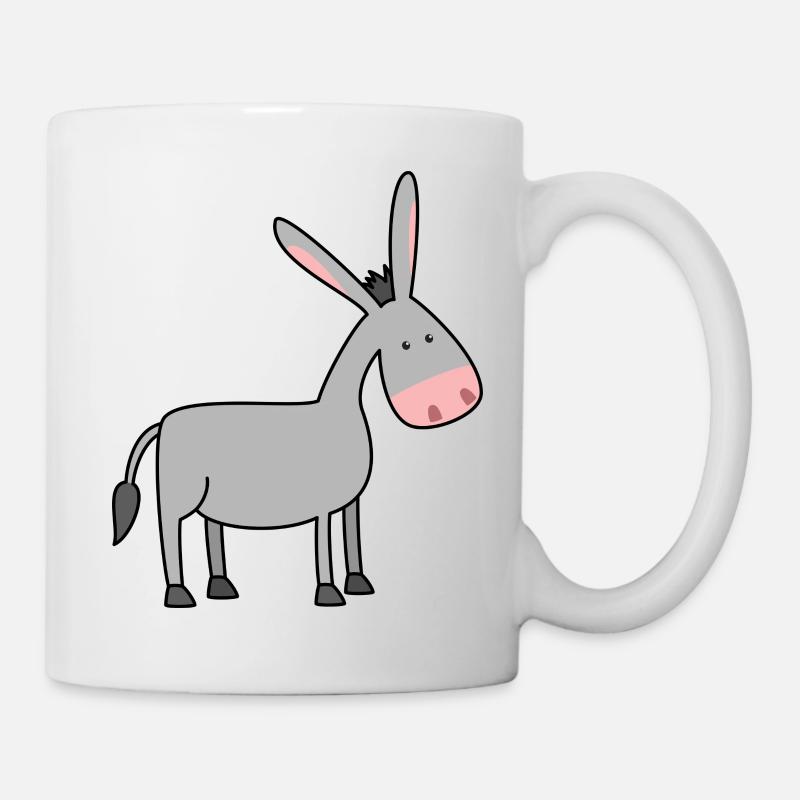Esel - Tasse - Weiß