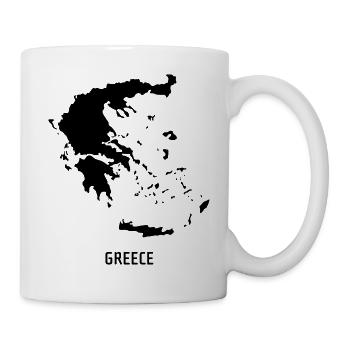 Greece - Map Map - Mug - white - Right