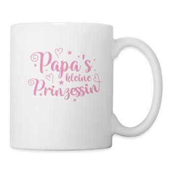 Papa's kleine Prinzessin - Tasse - Weiß - Rechts