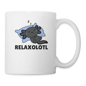 Relaxolotl Axolotl lovers sweet animals relax - Mug - white - Right