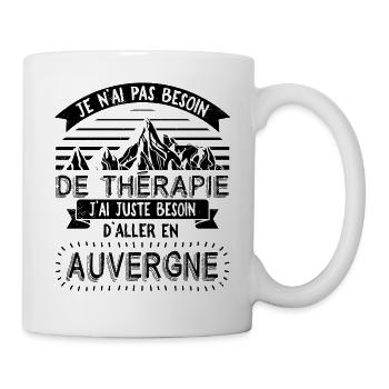 Auvergne Auvergnate Humour Auvergnat - Mug blanc - blanc - Droite